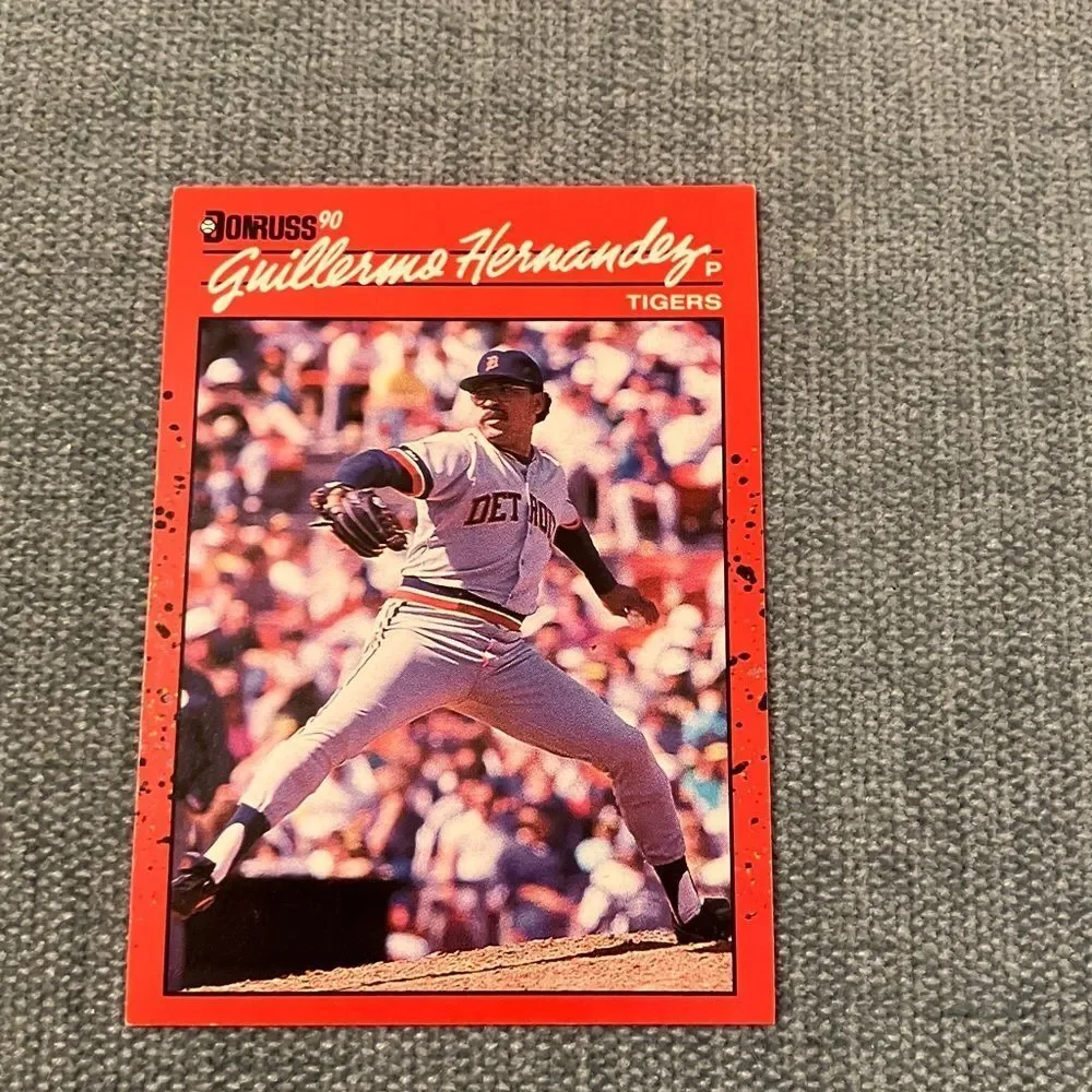1990 Donruss Detroit Tigers Baseball Card Trading Card